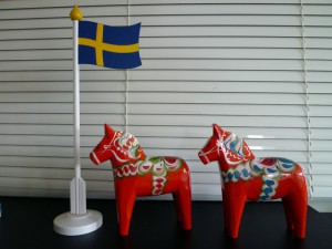 スウェーデン国旗＆ダーラナ馬